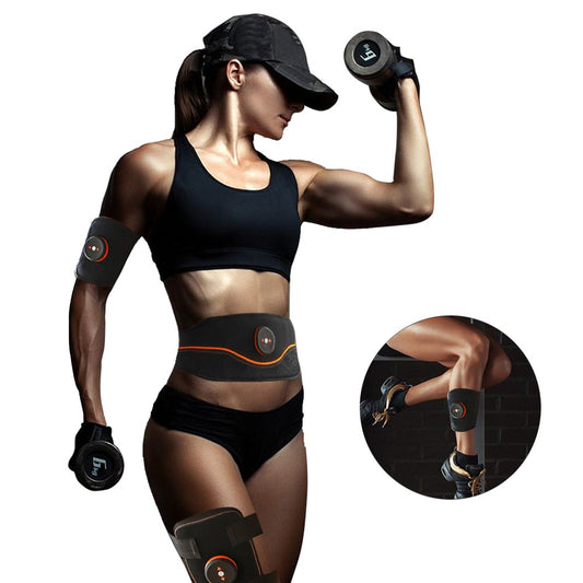 Fitness Muscle Stimulators Body Slimming Fitness Exerciser Trainer For Abdomen Arm Leg Men Women Fat Burning Home Gym Equipment