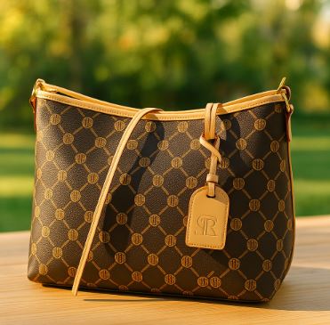Designer-Inspired Monogram Tote, Handbag