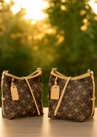 Designer-Inspired Monogram Tote, Handbag